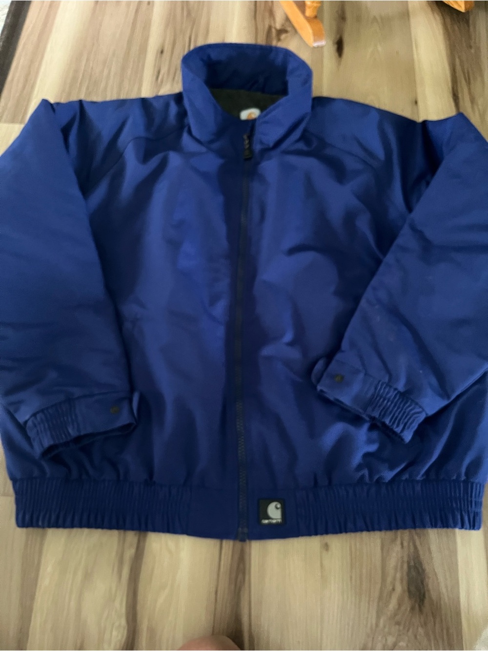 VINTAGE CARHARTT Coat Jacket Mens XXL Cobalt Blue Workshield Squall Y2K